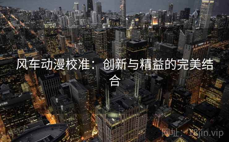 风车动漫校准:创新与精益的完美结合 风车动漫校准:创新与精益的完美结合